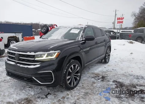 2023 Volkswagen Atlas Cross Sport 3.6L V6 Sel Premium R-Line z USA, uszkodzony, nr VIN 1V2FE2CA6PC216888